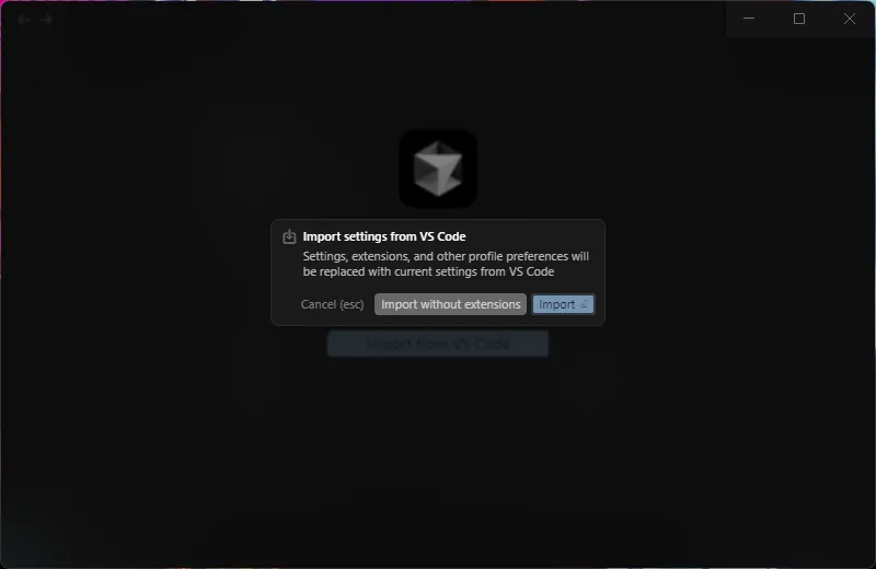 Copilot拡張機能の無効化例